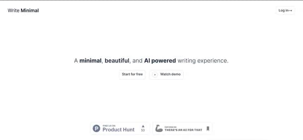 Write Minimal - Tool thumbnail