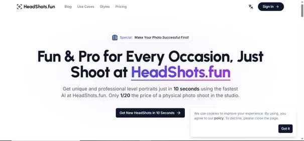 AI Headshot Online - Tool thumbnail