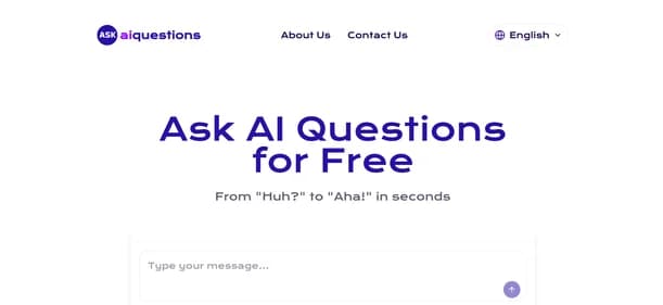 Ask AI Questions Online - Tool thumbnail