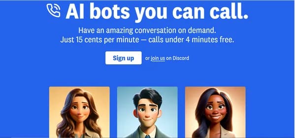 Call an AI thumbnail
