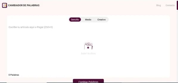 Cambiador De Palabras