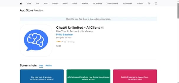 ChatAI Unlimited AI Client thumbnail