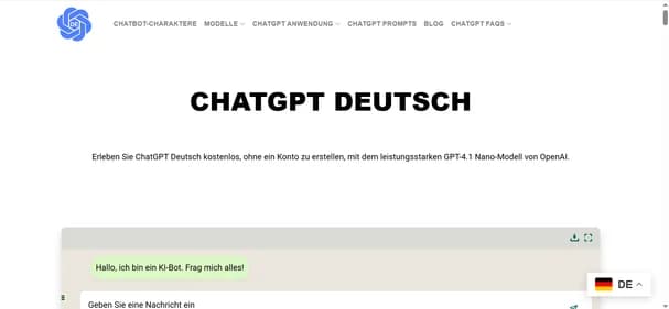 ChatGPT Deutsch