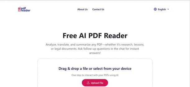 Free AI PDF Reader - Tool thumbnail