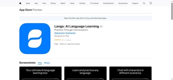 Langs AI - Tool thumbnail