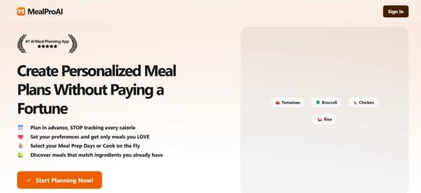 MealProAI - Tool thumbnail