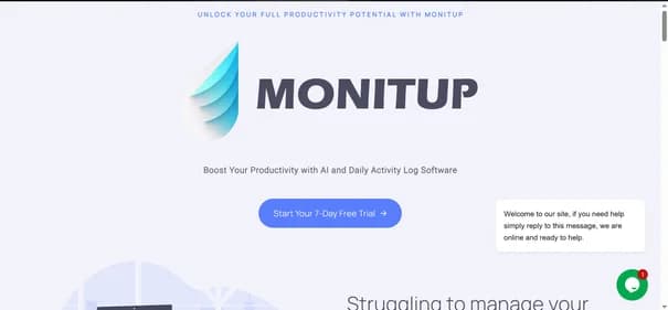 MonitUp Time Tracking