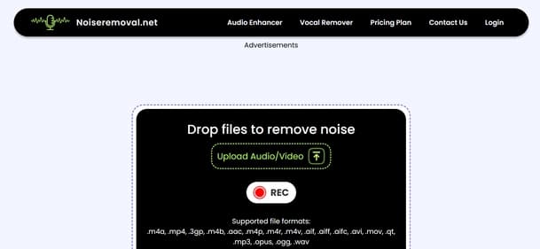 NoiseRemoval.net - Tool thumbnail