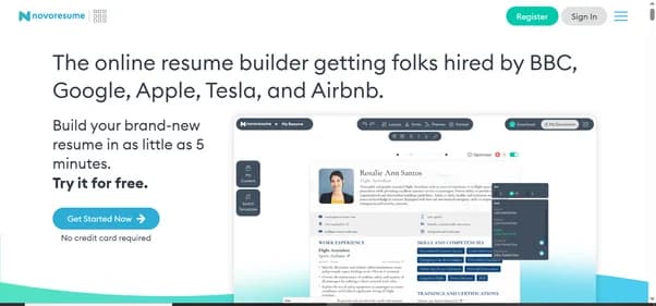 Novoresume - Tool thumbnail