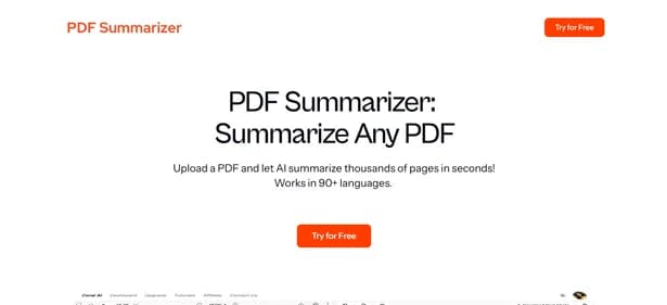 PDF Summarizer - Tool thumbnail