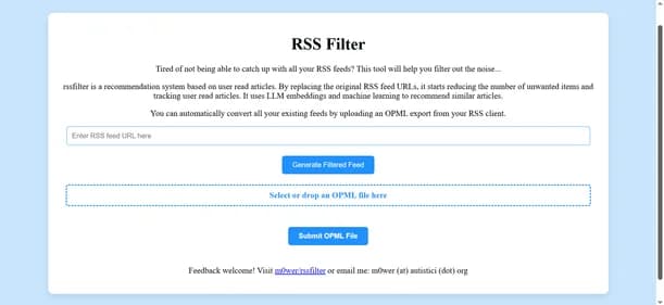 RSSFilter - Tool thumbnail