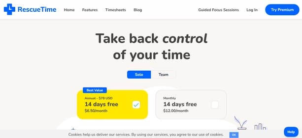 RescueTime - Tool thumbnail