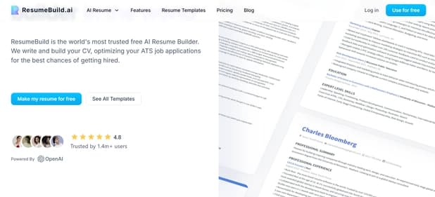 ResumeBuild.ai - Tool thumbnail