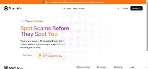 Scam AI - Tool thumbnail