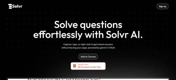 Solvr - Tool thumbnail