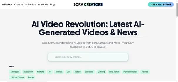 Sora Creators - Tool thumbnail