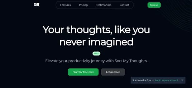 Sortmythoughts - Tool thumbnail