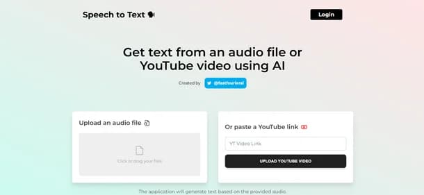SpeechToTextAI - Tool thumbnail