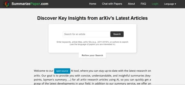 SummarizePaper - Tool thumbnail