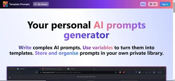 Template Prompts - Tool thumbnail