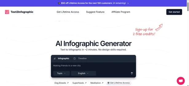 Text2Infographic - Tool thumbnail