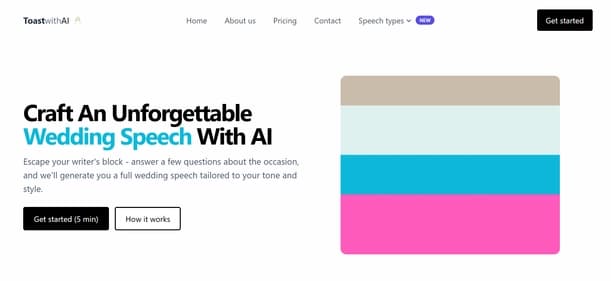 Toast with AI thumbnail