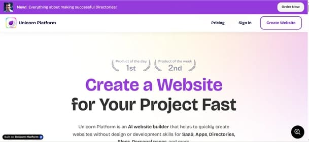 Unicorn Platform - Tool thumbnail