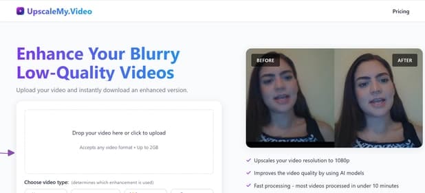 UpscaleMyVideo - Tool thumbnail