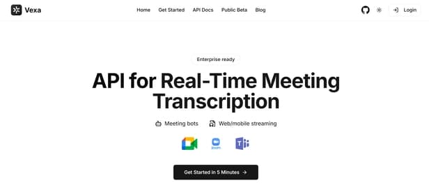 Vexa AI - Tool thumbnail
