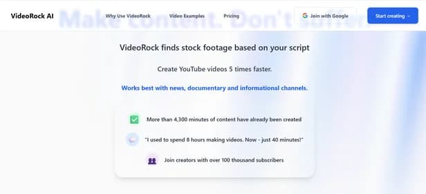 VideoRock AI thumbnail