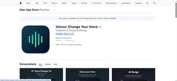 Voices: Change Your Voice - Tool thumbnail