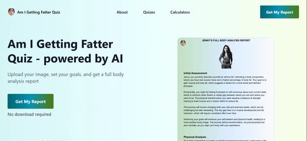 Am I Getting Fatter Quiz Review