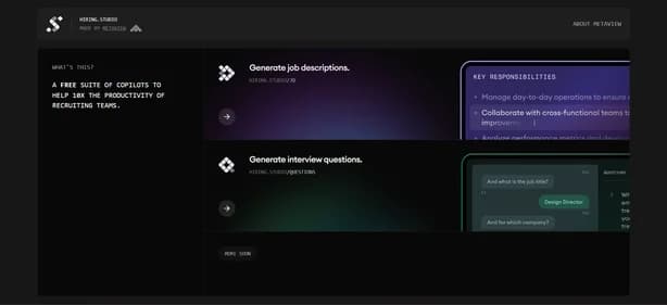 HiringStudio - Tool thumbnail