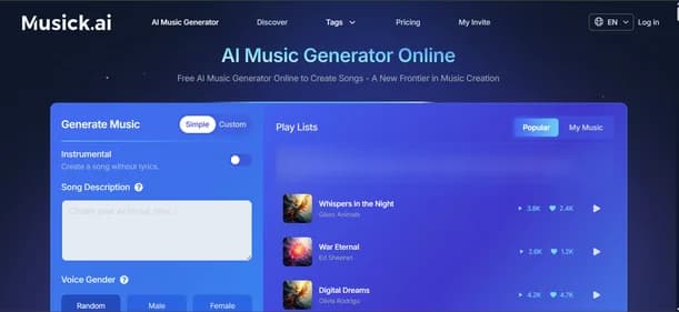 Musick Ai - Tool thumbnail