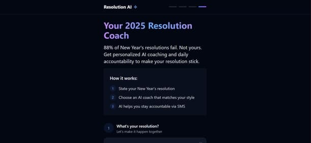 Resolution Coach