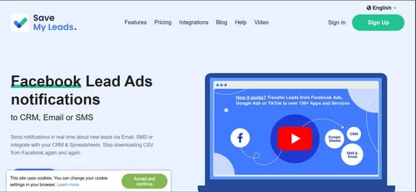 SaveMyLeads - Tool thumbnail