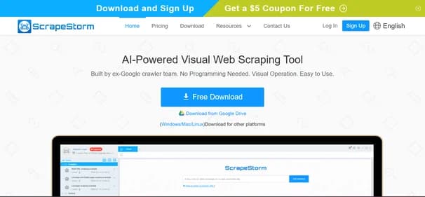 ScrapeStorm - Tool thumbnail
