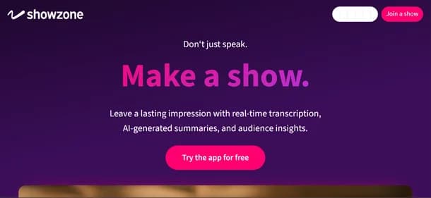 Showzone - Tool thumbnail