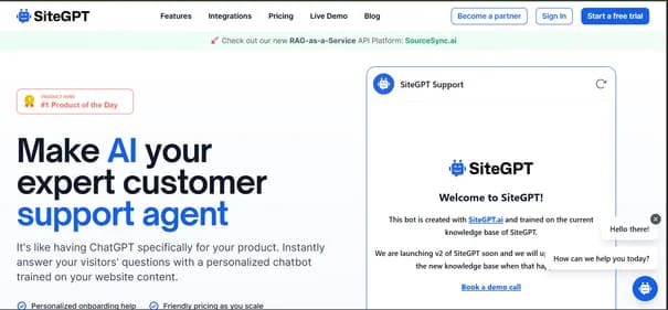 SiteGPT - Tool thumbnail
