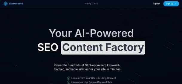 SiteMechanic AI - Tool thumbnail