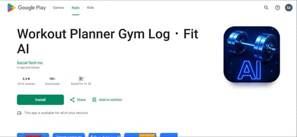 Workout Planner - Tool thumbnail