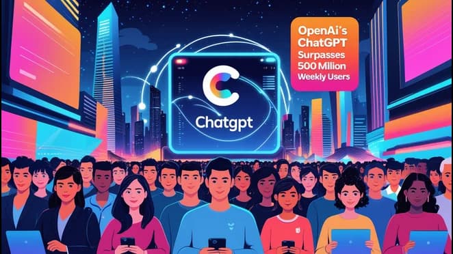 OpenAI’s ChatGPT Surpasses 500 Million Weekly Users