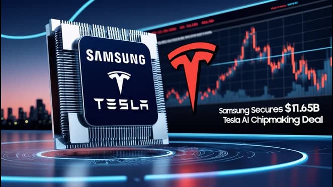 Samsung secures $16.5B Tesla AI chipmaking deal