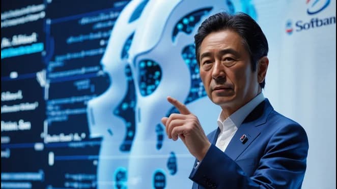 Masayoshi Son Stakes SoftBank’s Future on AI