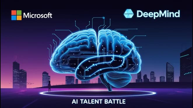 Microsoft Lures DeepMind Talent in AI Talent Battle