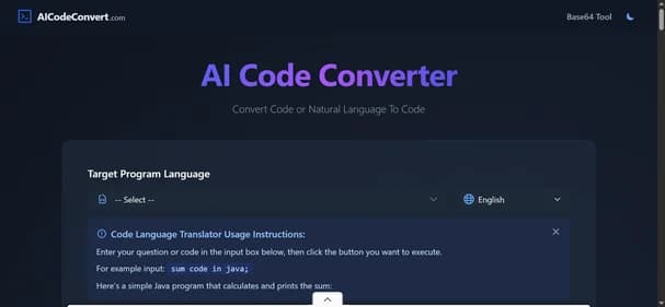 Codeconvert AI - Tool thumbnail