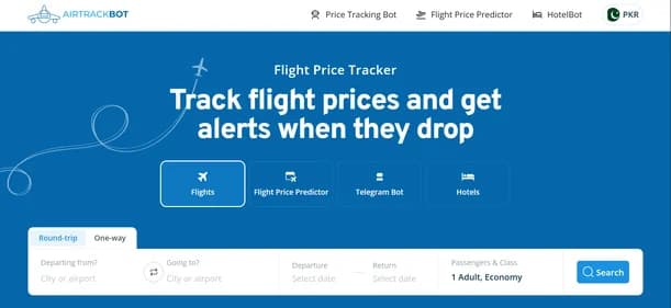 AIrtrackbot - Screenshot