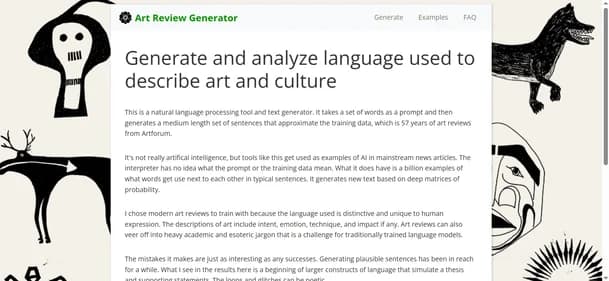 Artreviewgenerator - Tool thumbnail