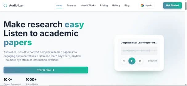 Audiolizer Cloud - Tool thumbnail
