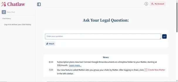 Chatlaw Us - Tool thumbnail
